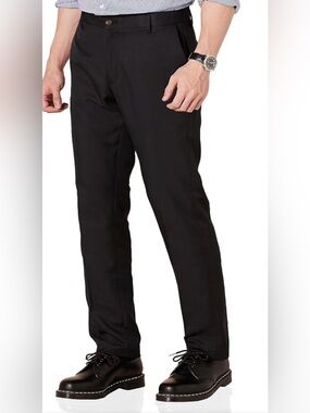 NWOT Amazon Essentials Men's Black Slim Dress Pants 30wx30L